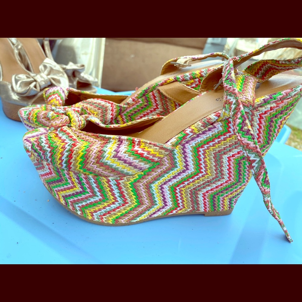 Candies wedge sandals!